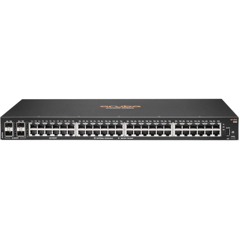 Комутатор керований HPE Aruba Networking CX 6100 48G 4SFP+ Switch (JL676A)